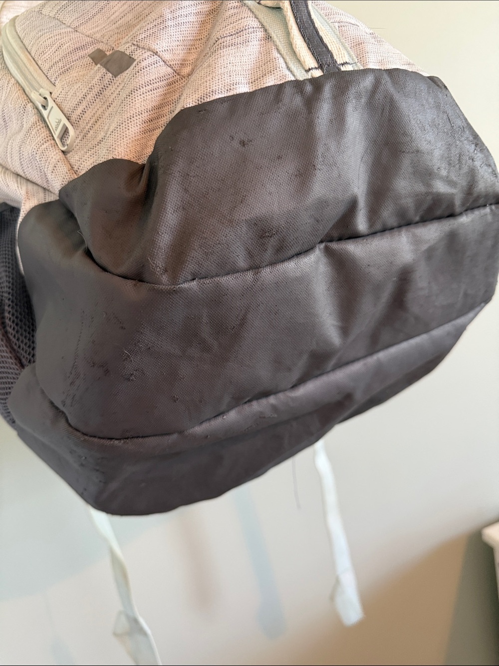 adidas Heather Gray and Black Multi-Pocket Backpack - Picture 13 of 13